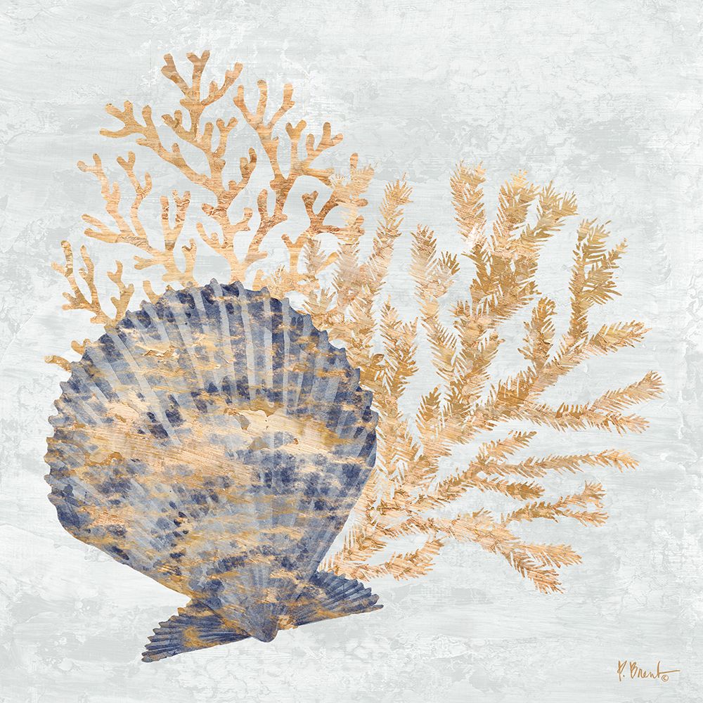 Conchas Cintilantes III Índigo — Brent, Paul
