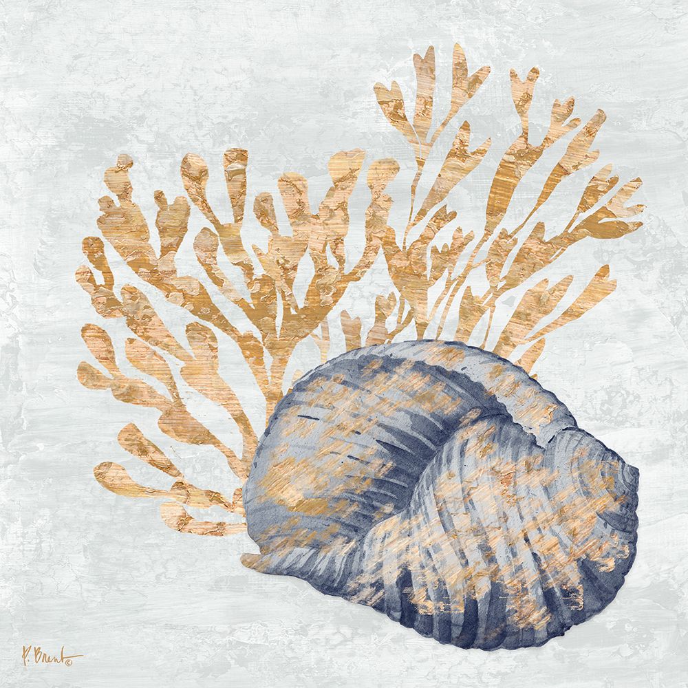 Conchas Cintilantes IV Índigo — Brent, Paul