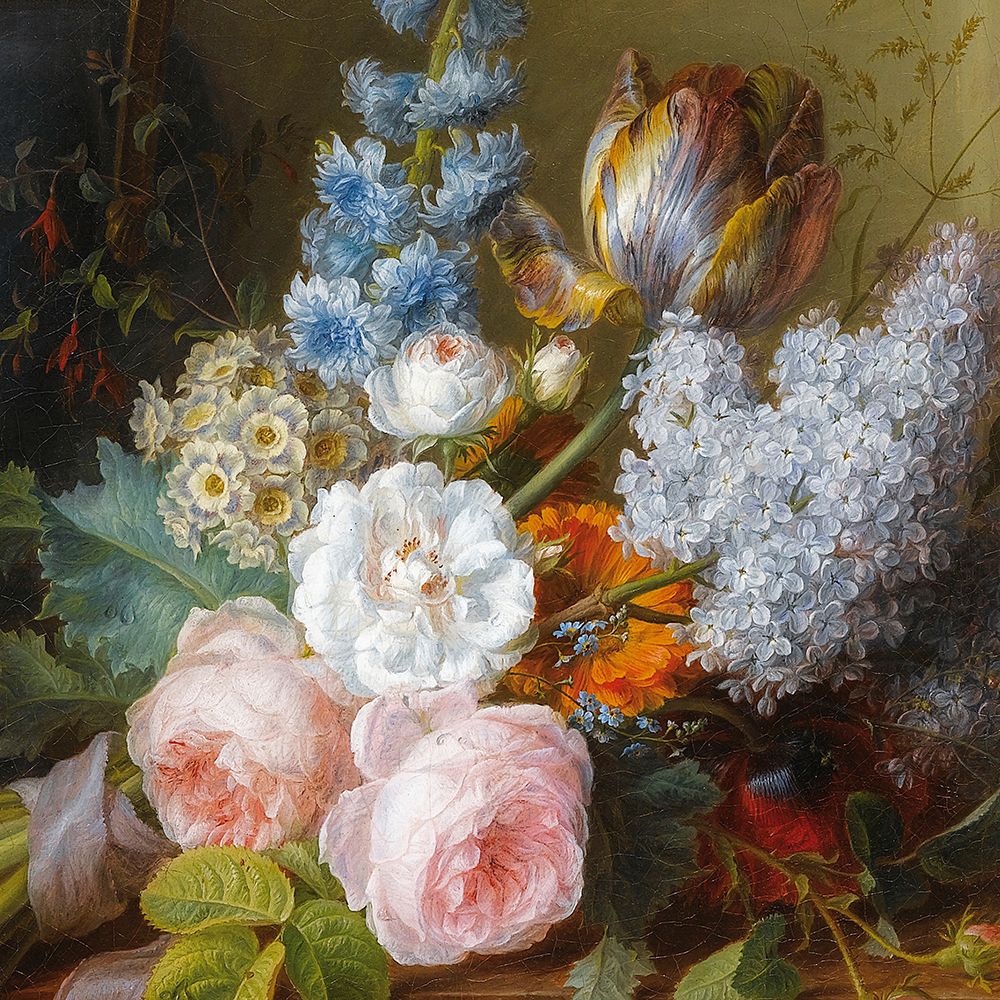 Bouquet de Fleurs — releitura de van Spaendonck — GST