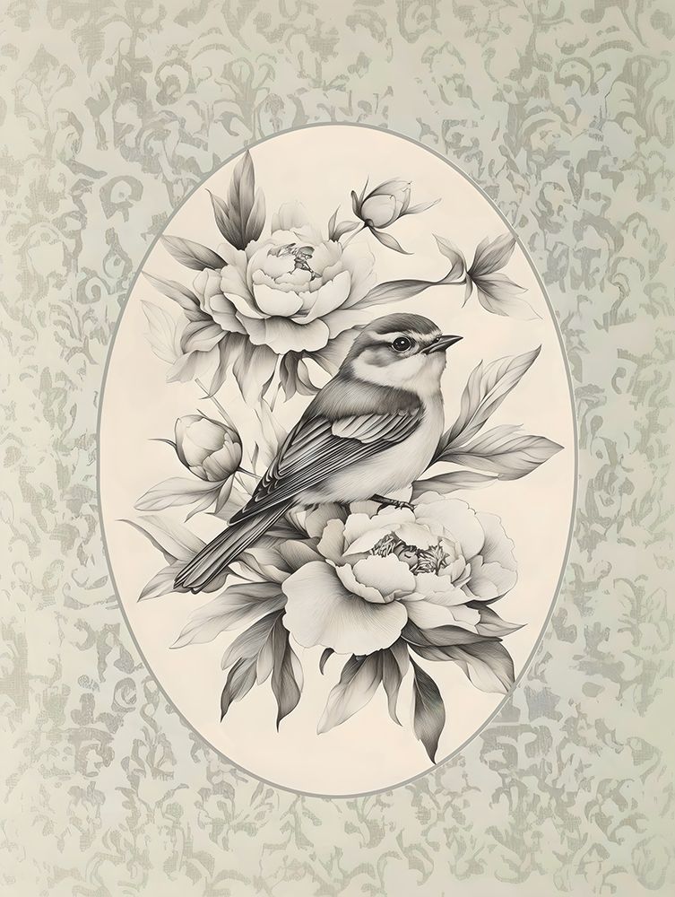 Pardal — fazenda vintage — Arlington Prints