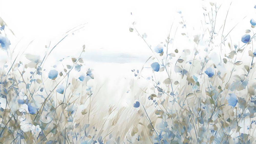 Oceano Suave Flores — Arlington Prints