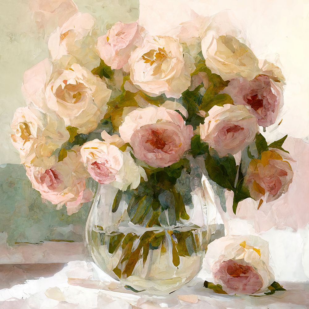 Rosas Pálidas Rosas em Vaso — Kelly, Gina