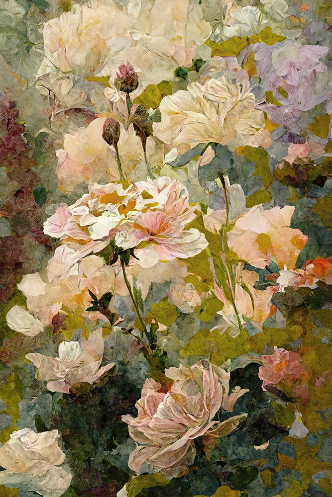 Rosas e Botões no Jardim de Primavera — Kelly, Gina