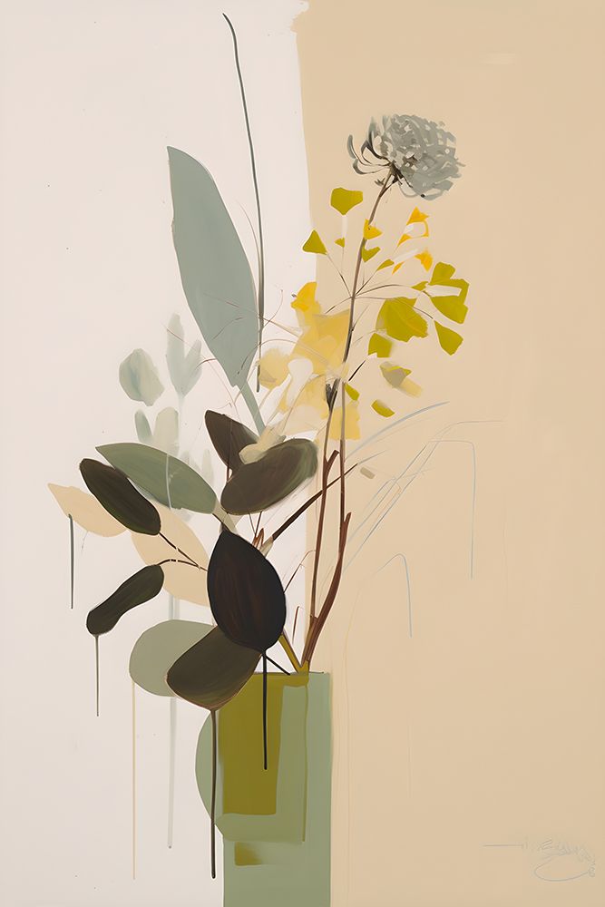 Abstrato Botânico 16 — Petals Prints Design
