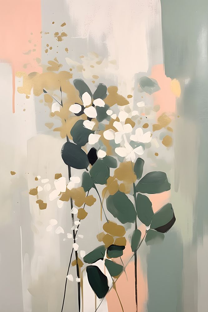 Abstrato Botânico 17 — Petals Prints Design