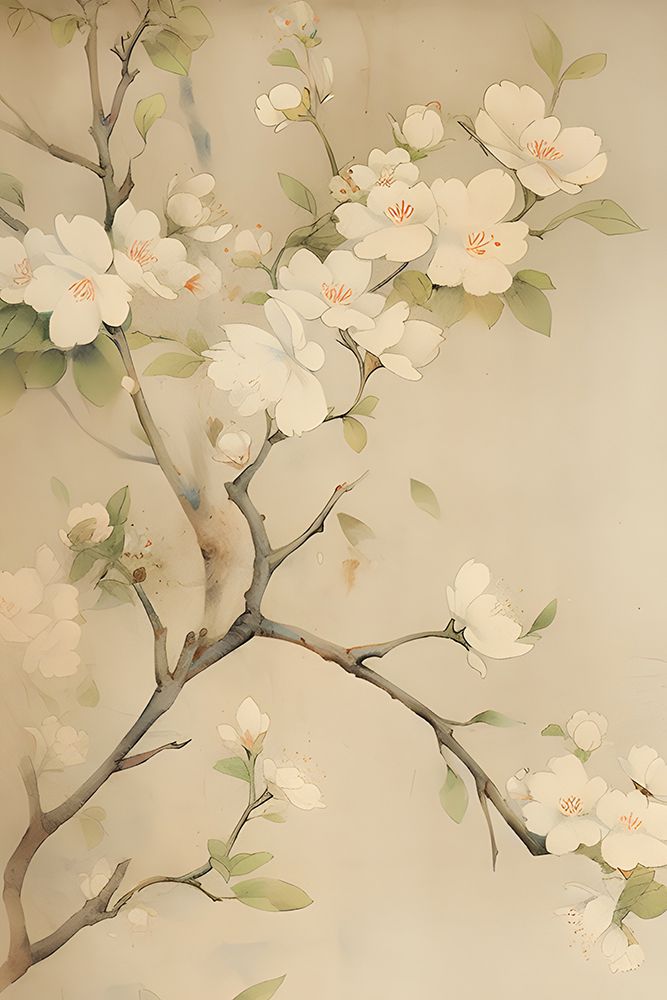 Flores Douradas II 1 — Petals Prints Design