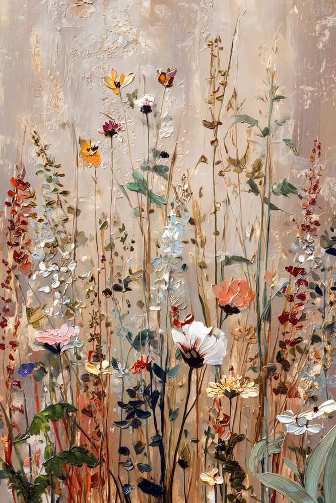 Texturas Vibrantes de Flores Silvestres — Petals Prints Design