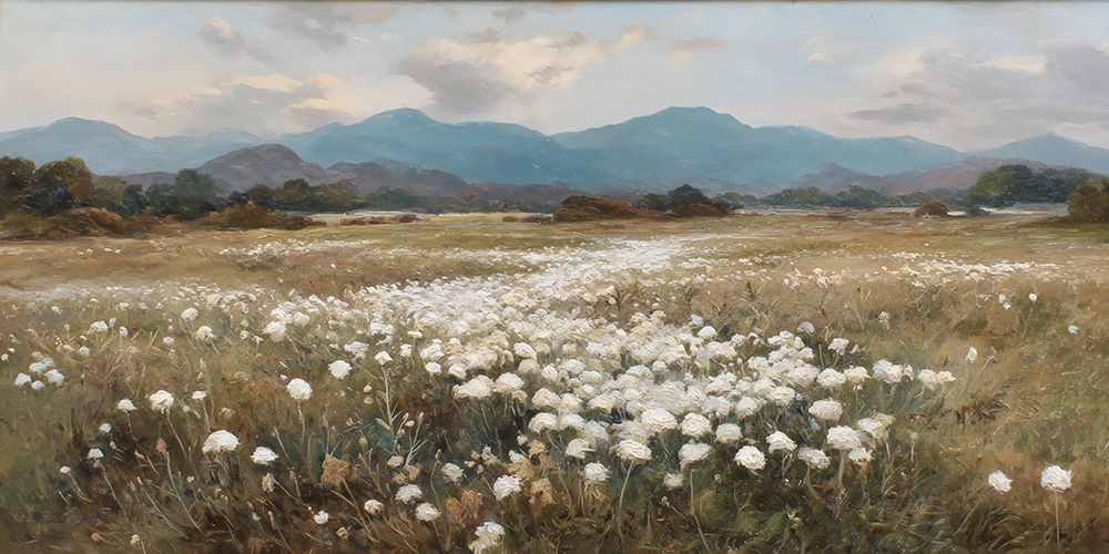 Paisagem de Montanha com Flores Silvestres I — Petals Prints Design