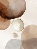 Fluido Orgânico em Azul-Marinho e Ouro — aquarela — Harmony Inhouse Artist