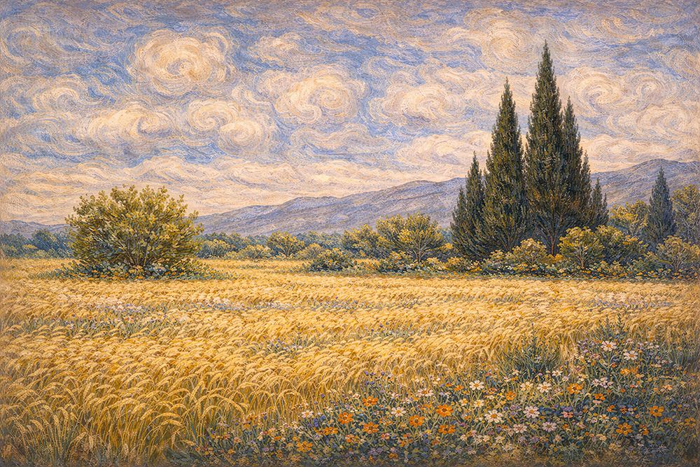 Campo de Trigo — campos de tranquilidade — Harmony Inhouse Artist