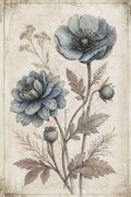 Flores Cinzentas Lembram um Jardim Antigo — Harmony Inhouse Artist