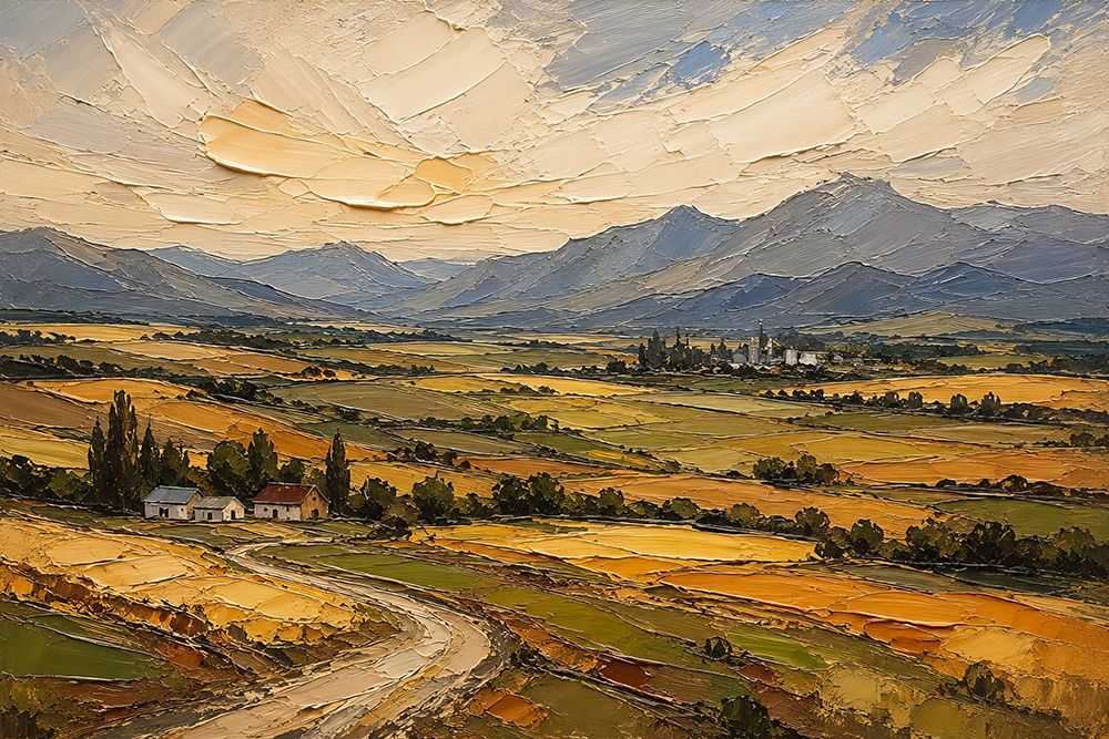 Campos Alpinos sob Nuvens Suaves — Harmony Inhouse Artist