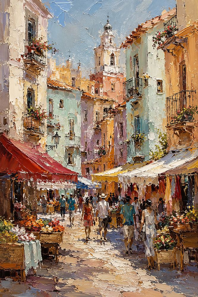 Rua do Mercado no Calor do Litoral — Harmony Inhouse Artist