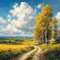 Estrada Sinuosa por Campos ao Sol — Harmony Inhouse Artist