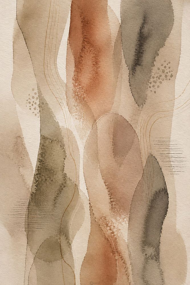 Formas Terrosas em Camadas Serenas — Harmony Inhouse Artist