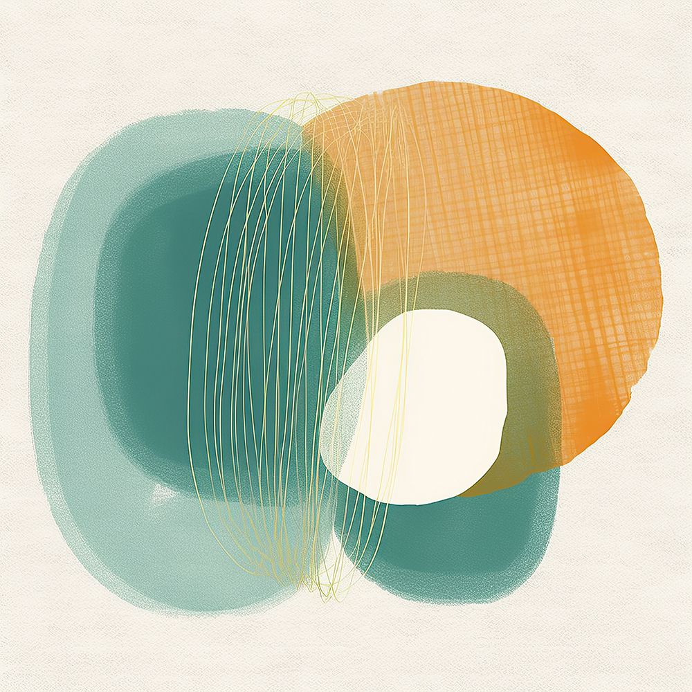 Abstrato Circular I — Harmony Inhouse Artist