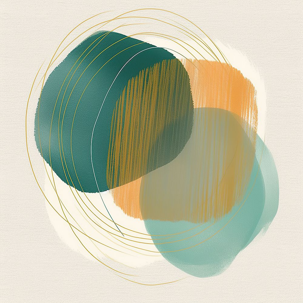 Abstrato Circular IV — Harmony Inhouse Artist