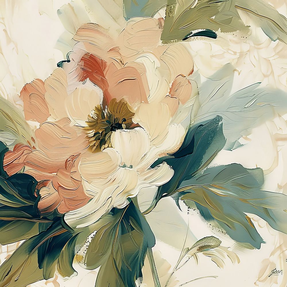 Pintura de Modelo Floral V — Harmony Inhouse Artist