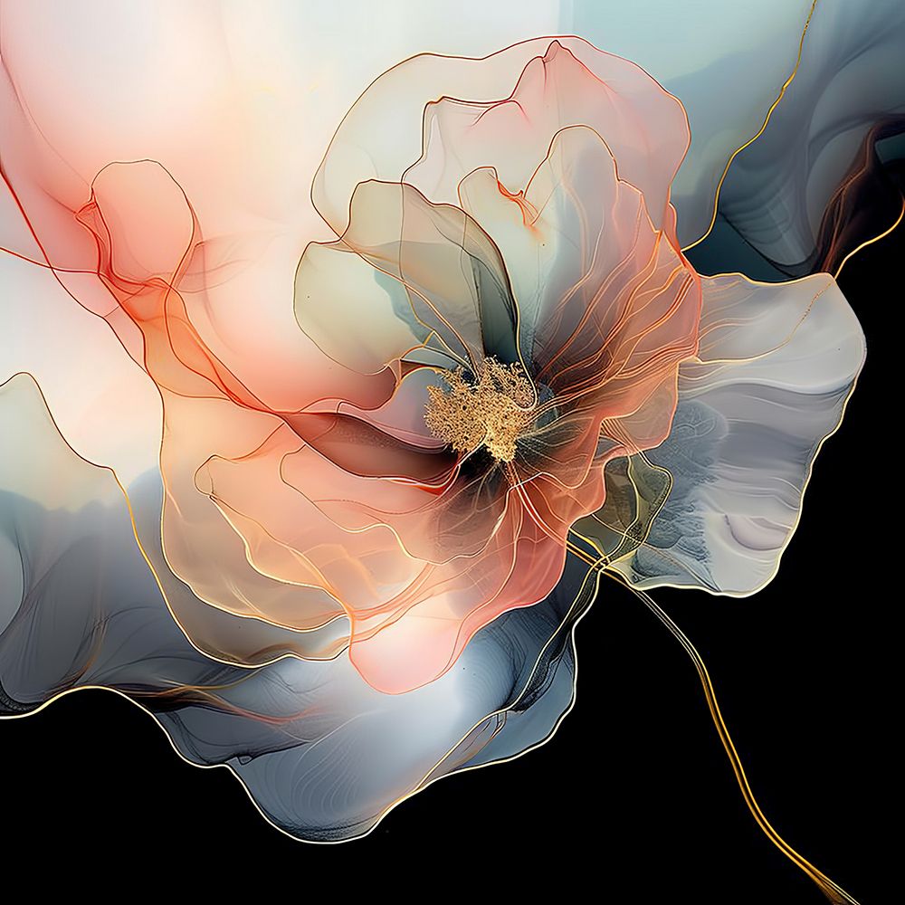 Pintura de Modelo Floral XII — Harmony Inhouse Artist