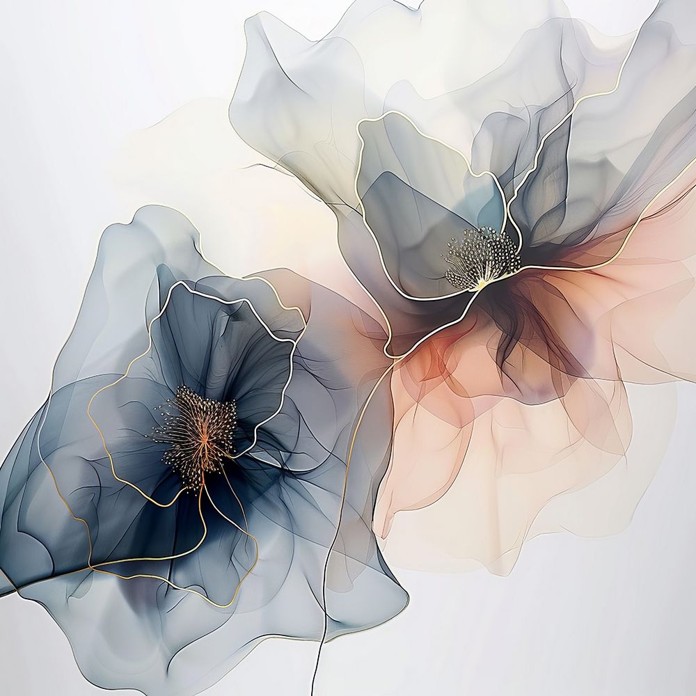 Pintura de Modelo Floral XV — Harmony Inhouse Artist