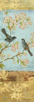Pássaros-Gato e Flores 2 — painel — Gladding, Pamela