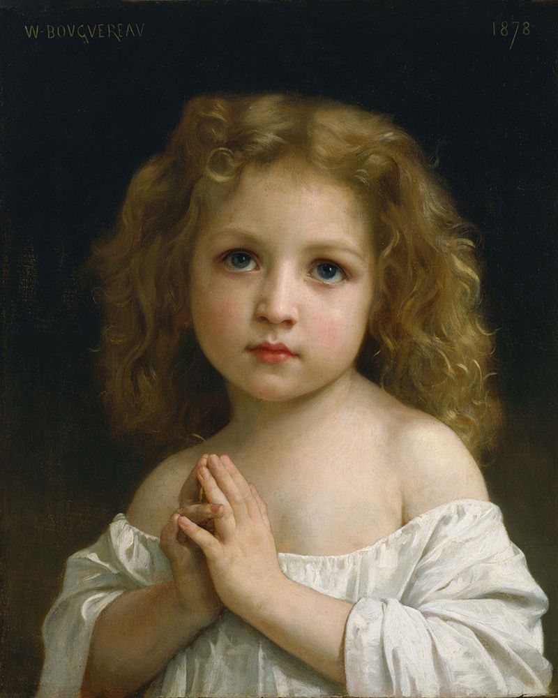 Little Girl by William-Adolphe Bouguereau — Bouguereau, William-Adolphe