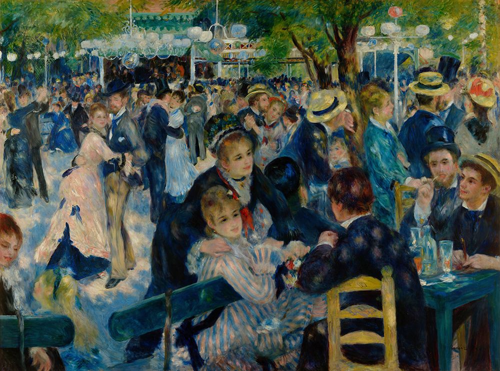 Baile no Moulin de la Galette — Pierre Auguste Renoir