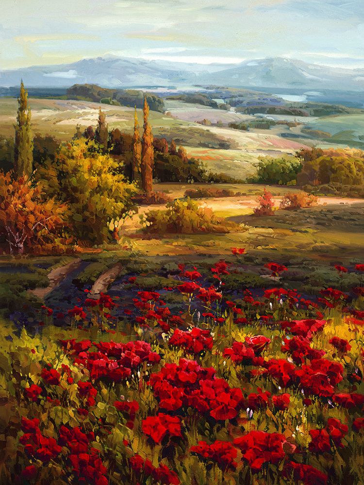 Poppies & Cypress — Price, J.