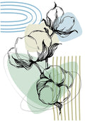 Flores de Algodão Minimalistas II — AcantStudio