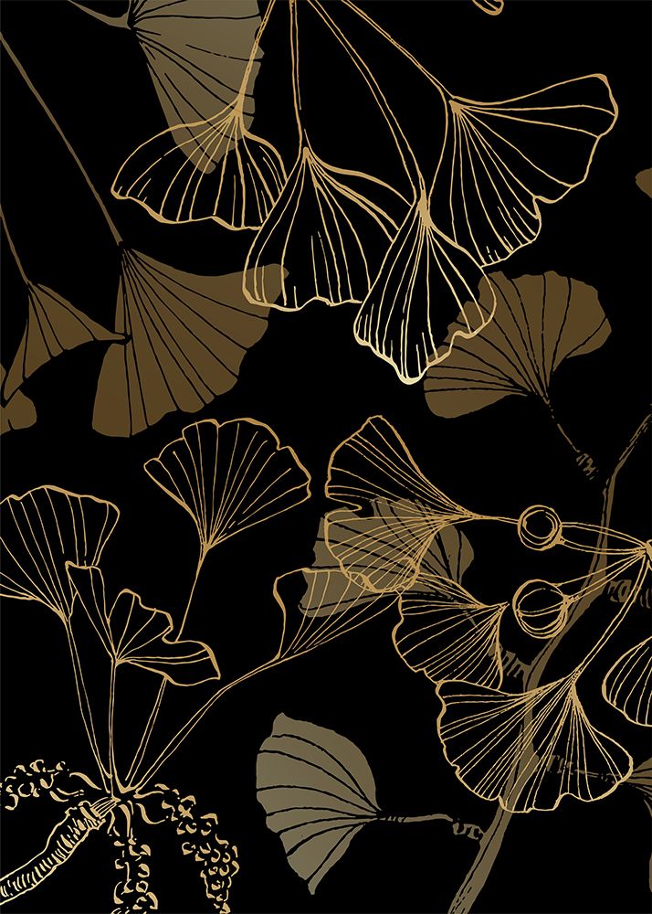 Ginkgo Geométrico Minimalista — AcantStudio
