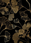 Ginkgo 2 — botânica contemporânea minimalista — AcantStudio