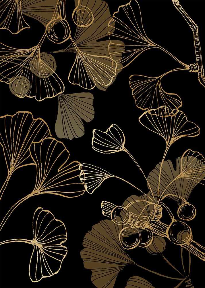 Ginkgo 2 — botânica contemporânea minimalista — AcantStudio