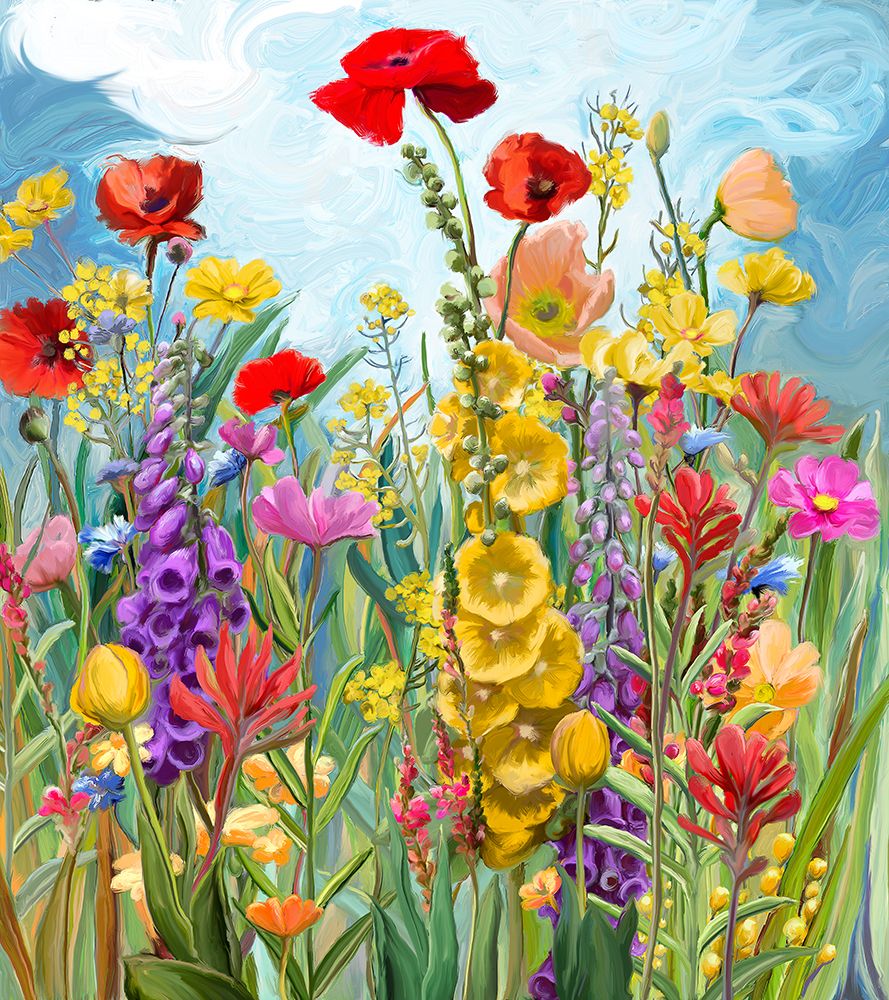 Floral Fields 1 — Art Licensing Studio