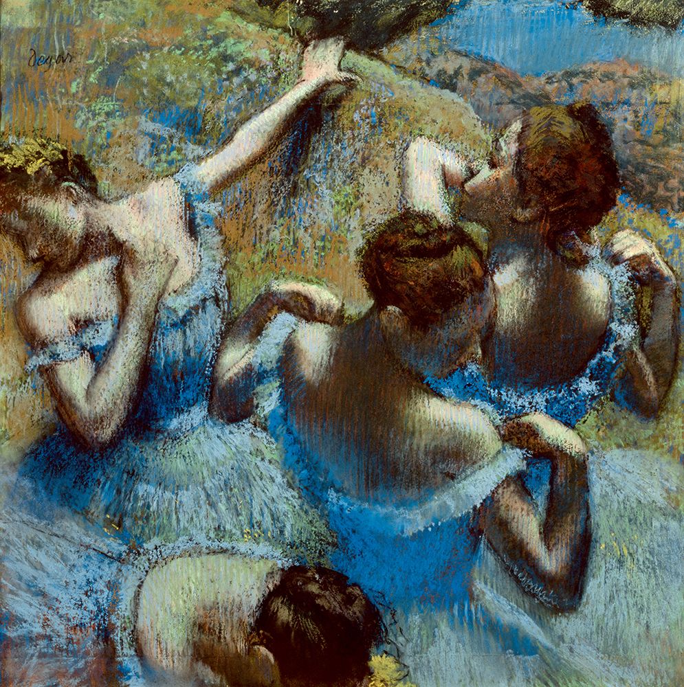 Degas-Dancers In Blue — Masters Collection