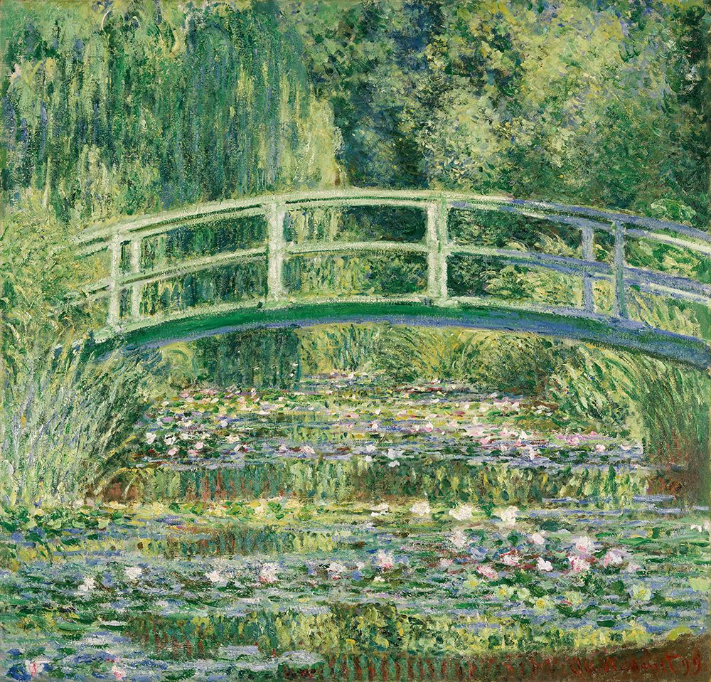 Monet-Waterlilies Japan Bridge — Masters Collection