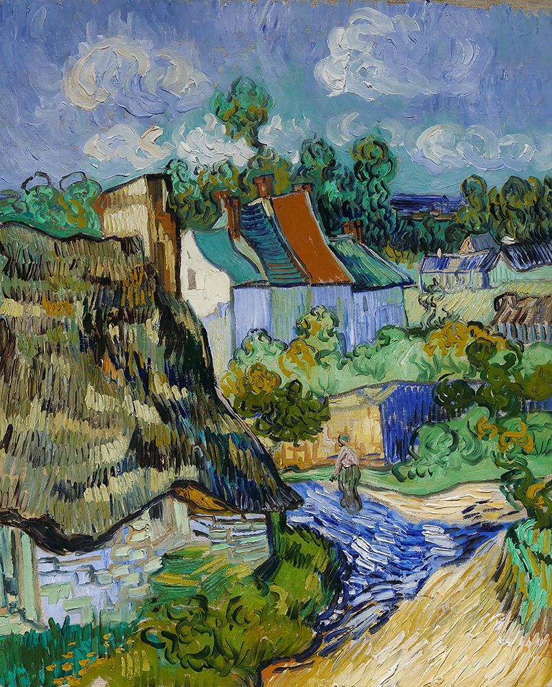 Houses At Auvers - Vincent Van Gogh — Masters Collection
