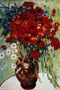 Vase Avec Marguerites At Coquelicot — Masters Collection
