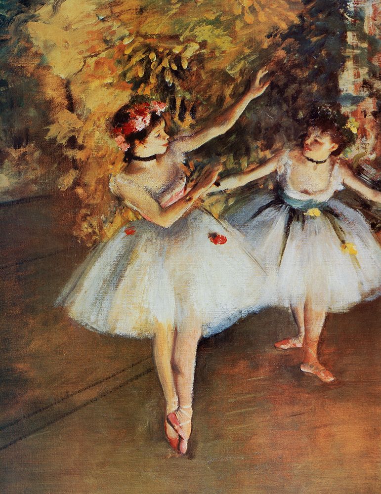 Two Dancers On Stage — Masters Collection