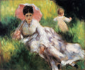 Women With A Parasol And A Small Child — Masters Collection