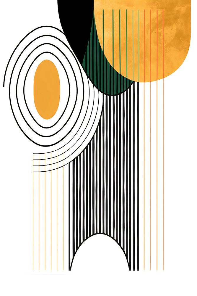 Meados do Século Abstract Painting 22 — Heere, Ray