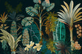 Watercolor Tropical Collage Black 2 — Heere, Ray