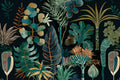 Watercolor Tropical Collage Black 4 — Heere, Ray