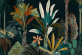 Watercolor Tropical Collage Black 5 — Heere, Ray