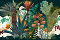 Watercolor Tropical Collage White 2 — Heere, Ray