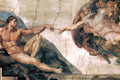 Michelangelo-Creation of man — Vintage Apple Collection