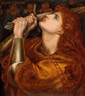Joan of Arc Dante Gabriel Rosetti 1882 — Vintage Lavoie