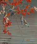 Autumn Harvest - Cedar Waxwing — Goebel, Wilhelm
