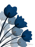 Leque de Tulipas em Índigo 1 — Koetsier, Albert