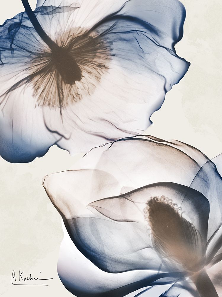 Flores em Tons de Azul 1 I — Koetsier, Albert
