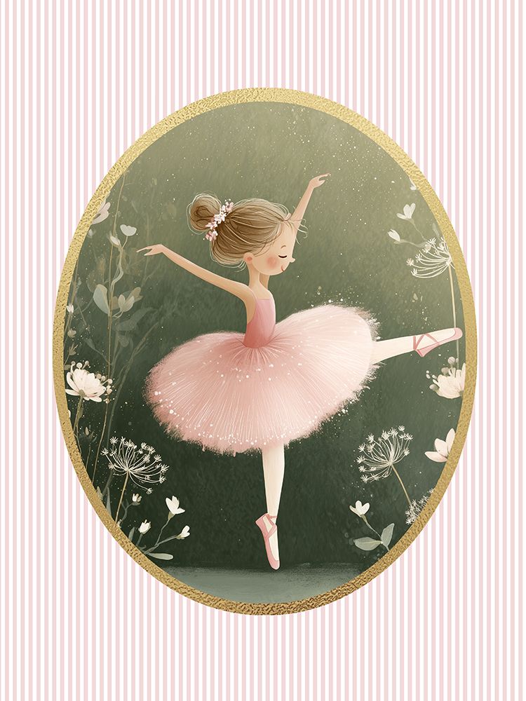 Bailarinas em Verde e Rosa 1 — Simpson, Christine